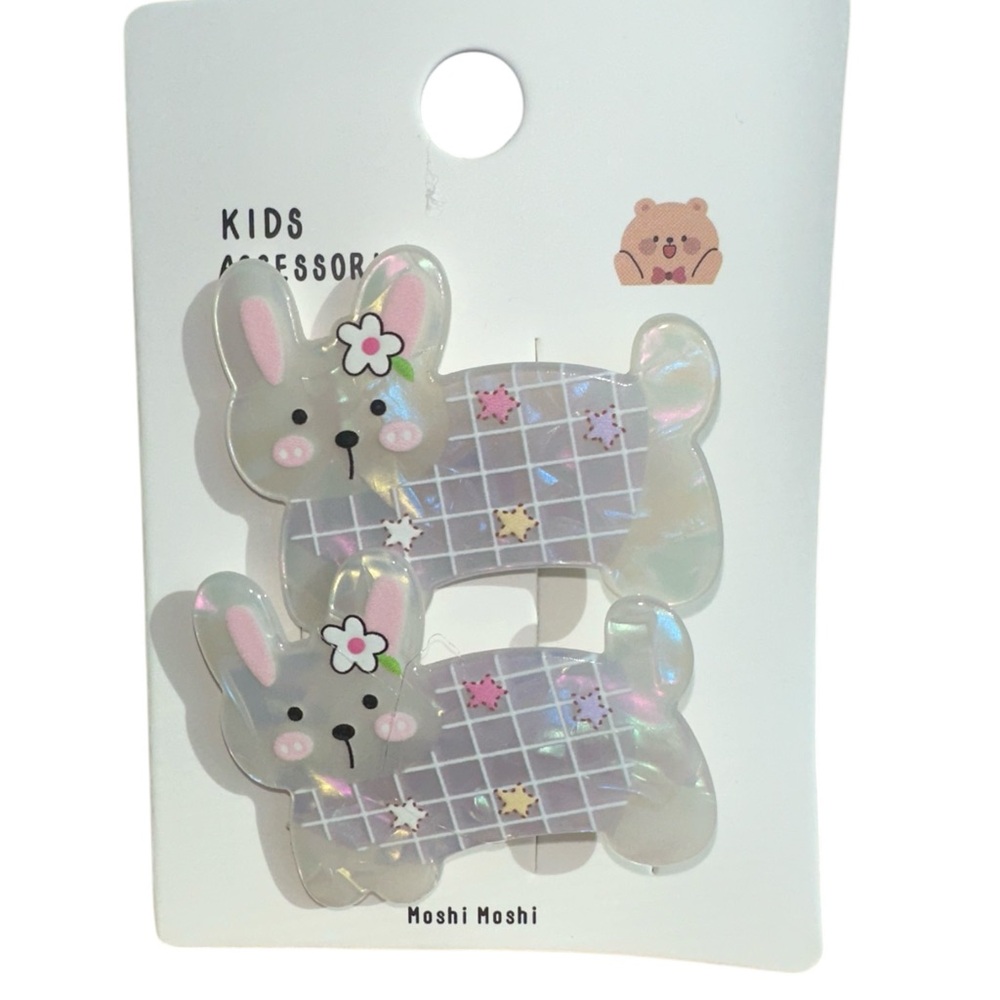Kids Bunny Hair Clips